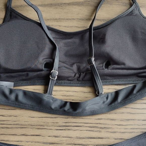 Black Bikini Padded with Adjustable Straps Shein Size L NEW - Picture 5 of 11